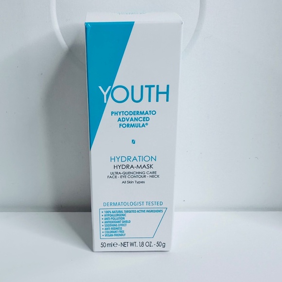 Youth Hydration HYDRA MASK Ultra Quenching Care Face Eye Contour Neck  1.8 oz - Picture 6 of 6
